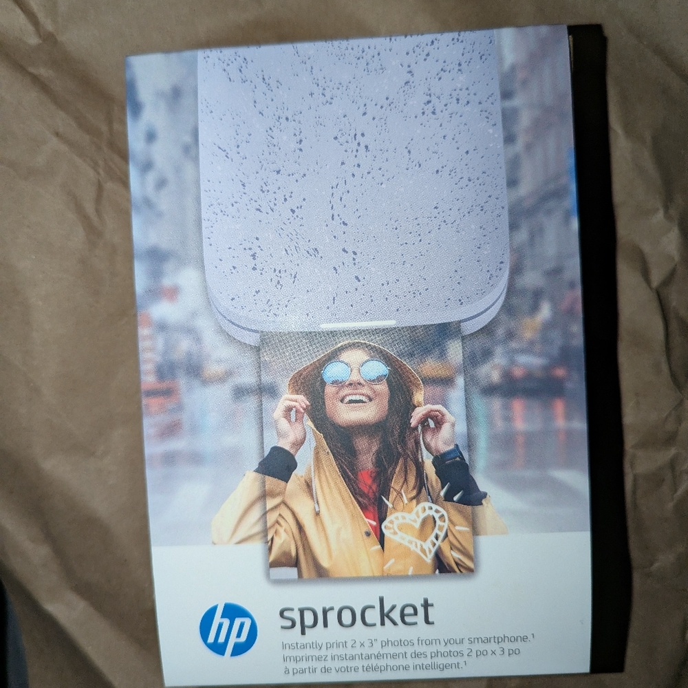 HP Sprocket Purple Portable Photo Printer